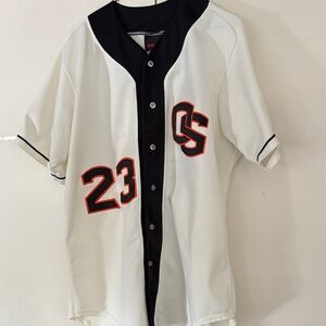 Black and White Baseball Jersey